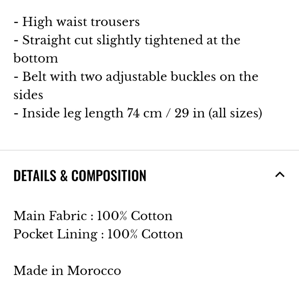 Nwt! Sezane Franky high waist trousers denim - Picture 4 of 9